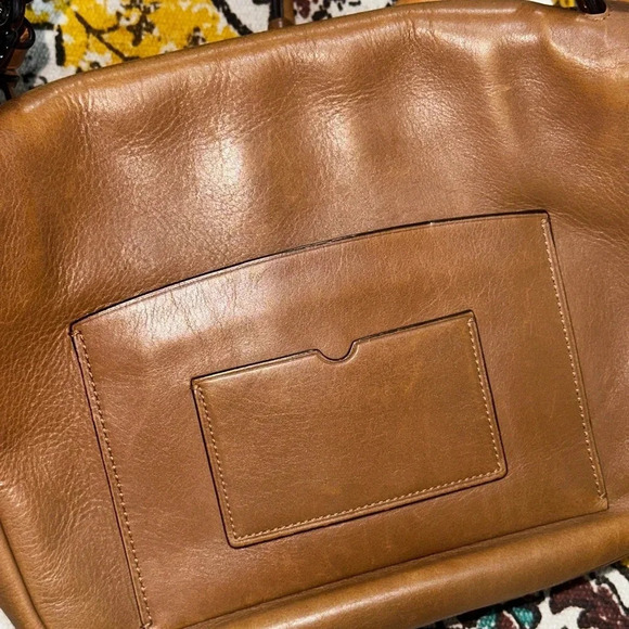 Reed Krakoff Tan Leather Top Handle & Crossbody Bag - Picture 4 of 8